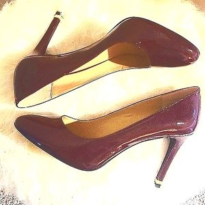 "LIKE NEW!" MICHAEL Michael Kors Ashby Patent Leather Flex Heels Shoes
